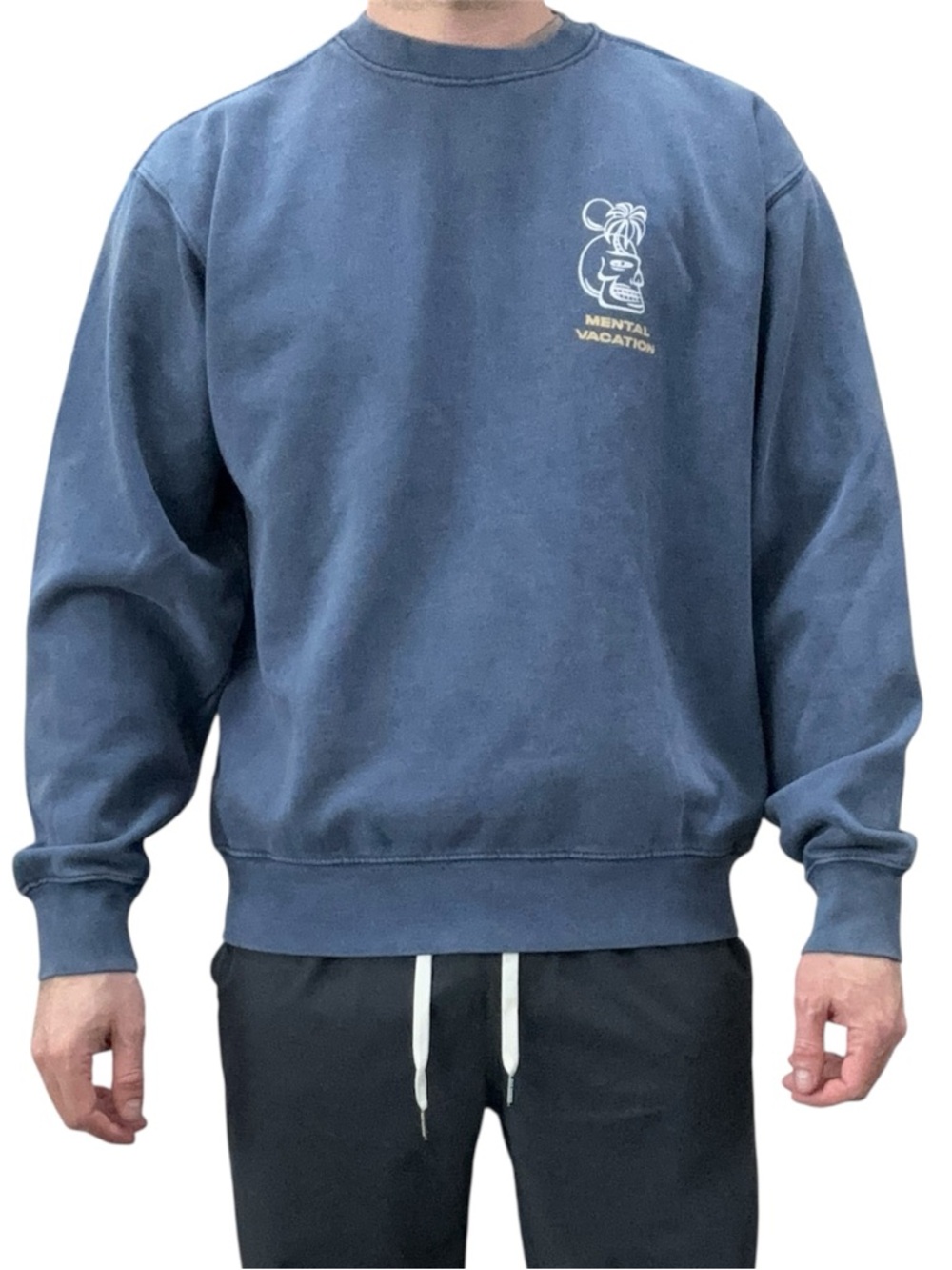 Katin Mens Sweatshirt Cortex Crewneck Size Small NWOT Blue